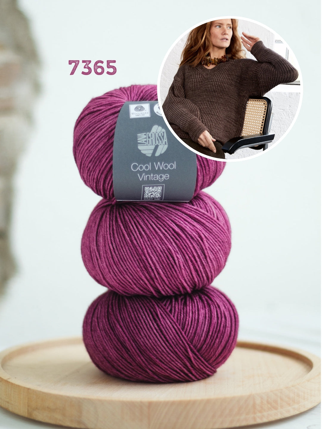 Strickpaket Pullover Marta II - Cool Wool Vintage