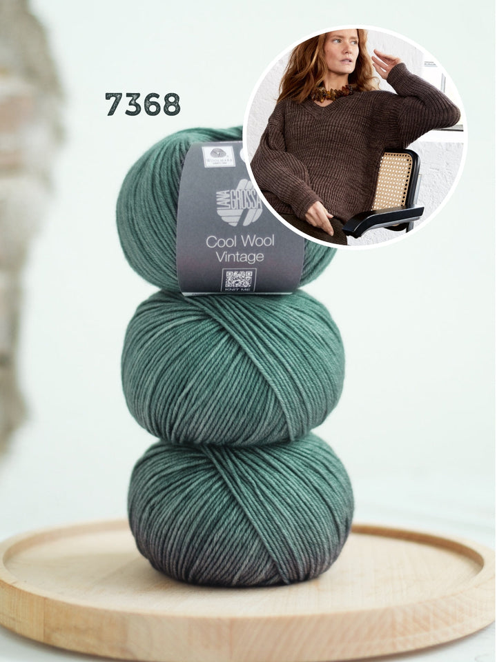 Strickpaket Pullover Marta II - Cool Wool Vintage