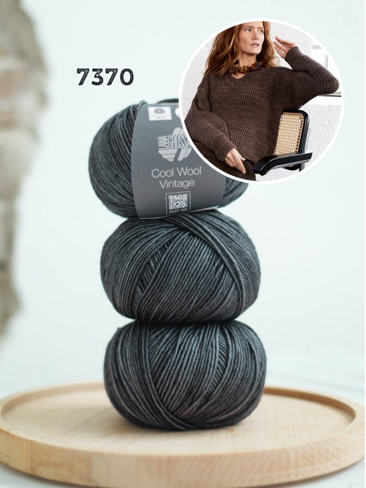 Strickpaket Pullover Marta II - Cool Wool Vintage