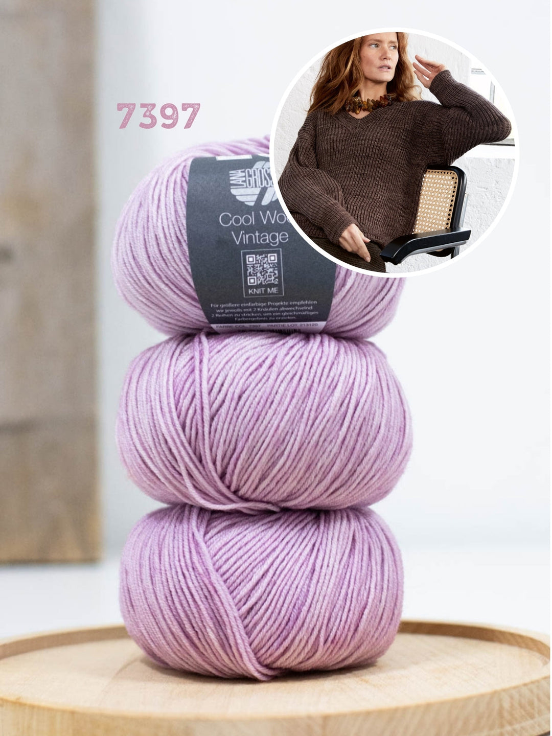 Strickpaket Pullover Marta II - Cool Wool Vintage
