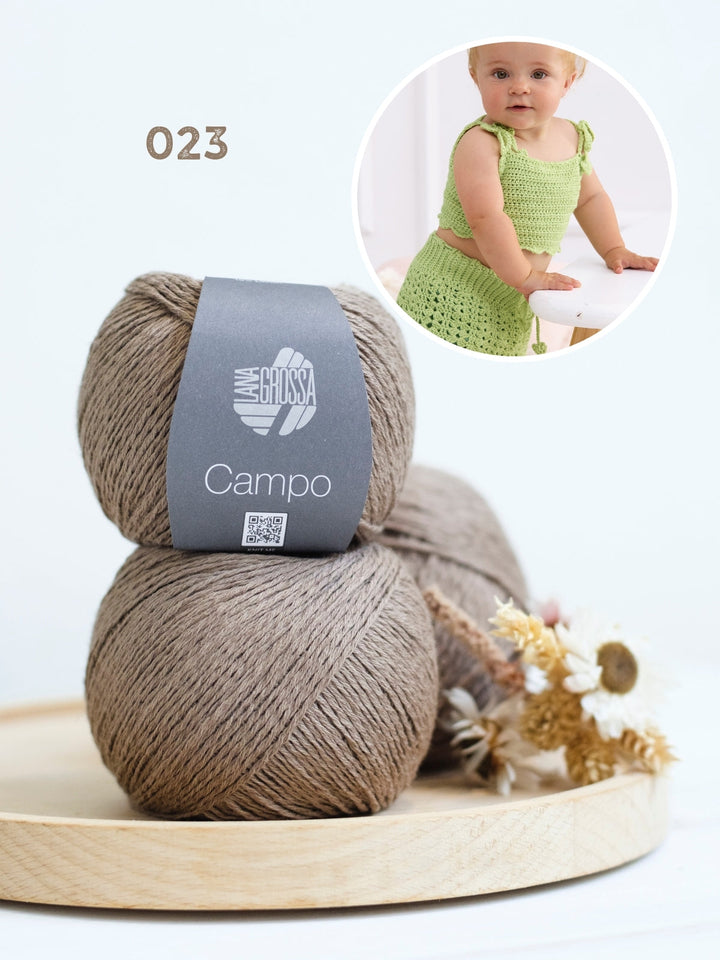 Häkelpaket Campo Babyset (Top + Röckchen)