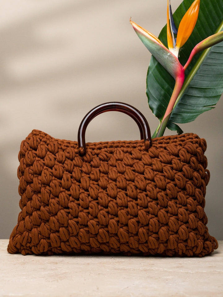 Häkelpaket The Tube Tasche mit Noppen