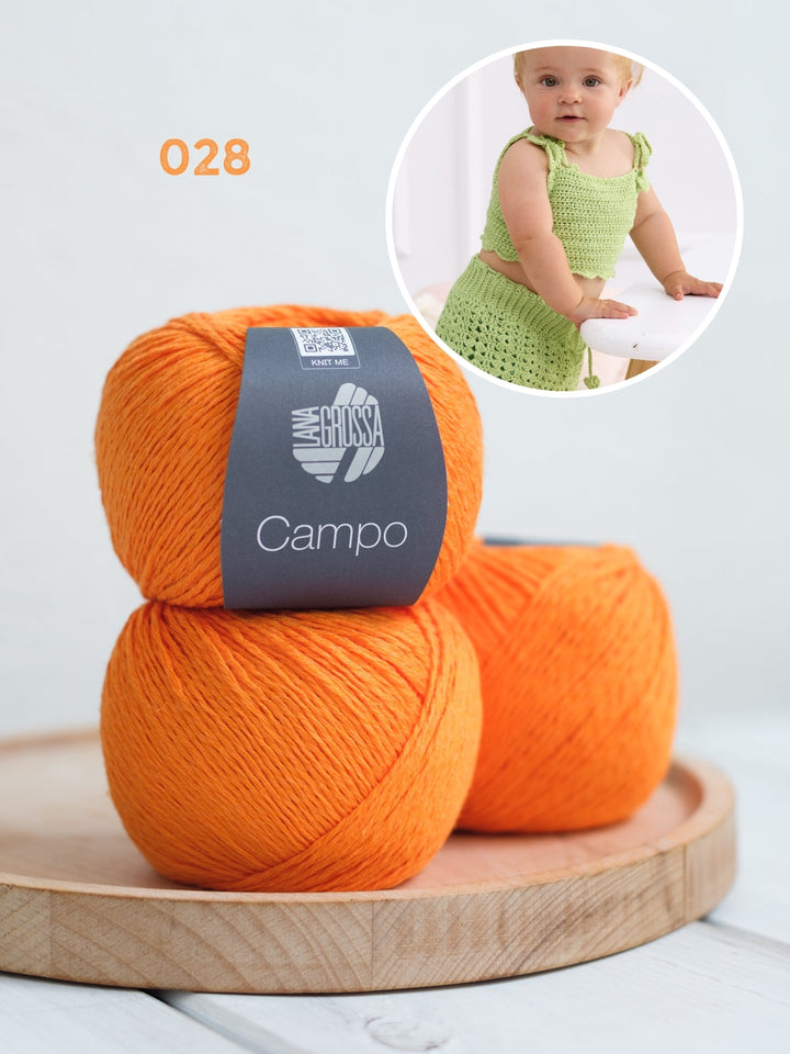Häkelpaket Campo Babyset (Top + Röckchen)