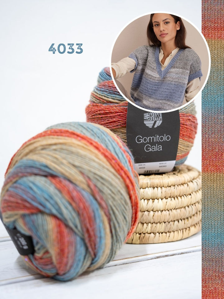 Häkelpaket Gomitolo Gala Pullunder
