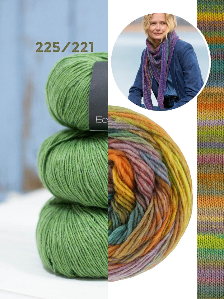 Strickpaket Colorissimo Ecopuno Dreieckstuch