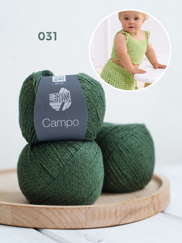 Häkelpaket Campo Babyset (Top + Röckchen)