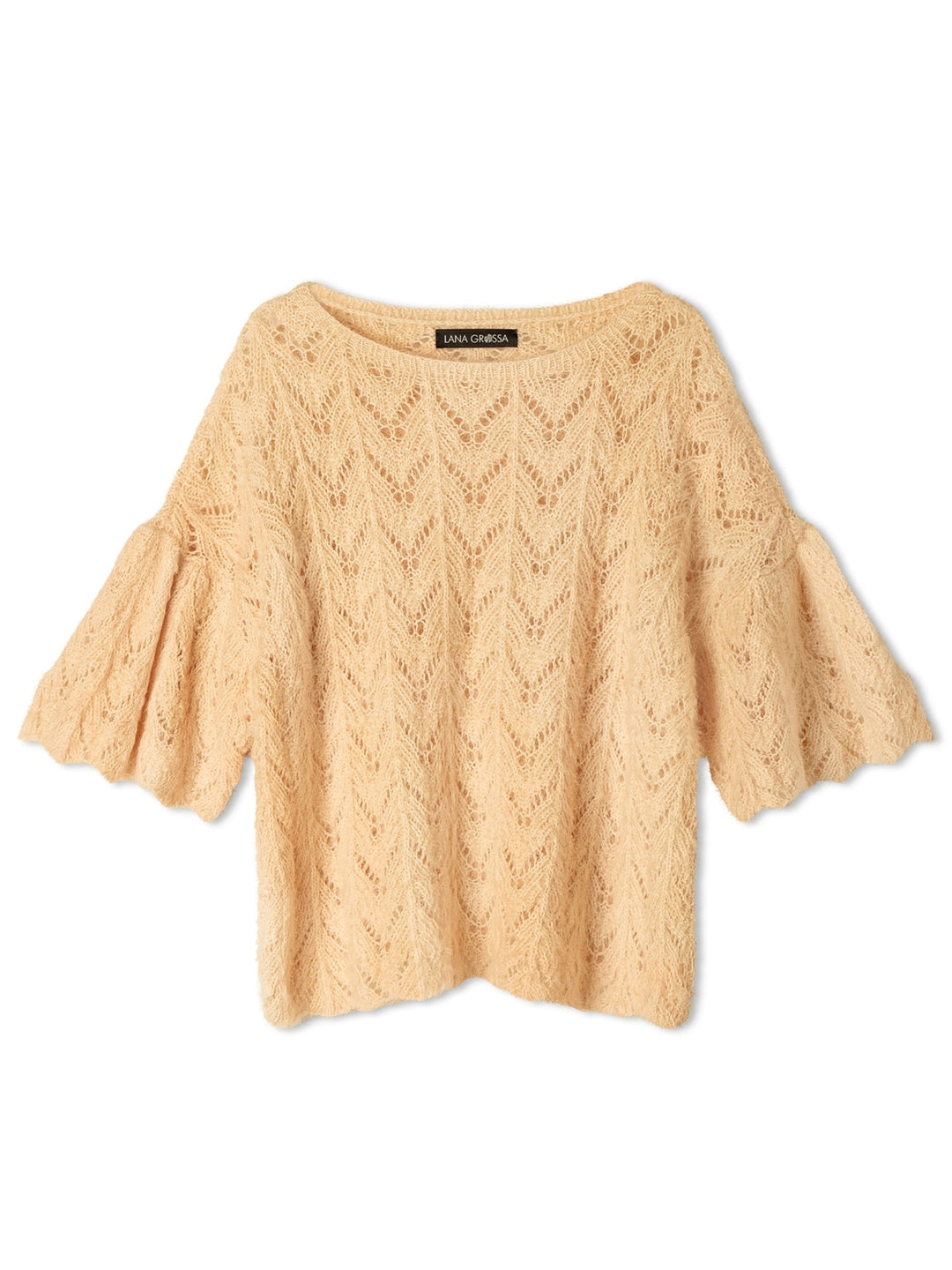 Strickpaket Per Fortuna Shirt im Lochmuster
