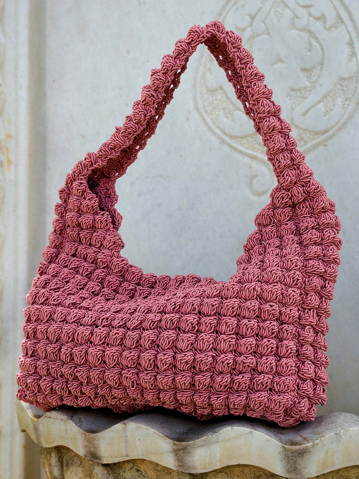 Häkelpaket The Core Handtasche mit Noppenmuster
