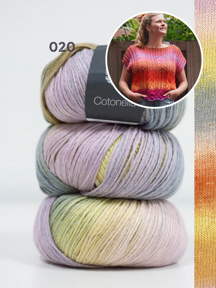 Strickpaket Sunset Ajour Top