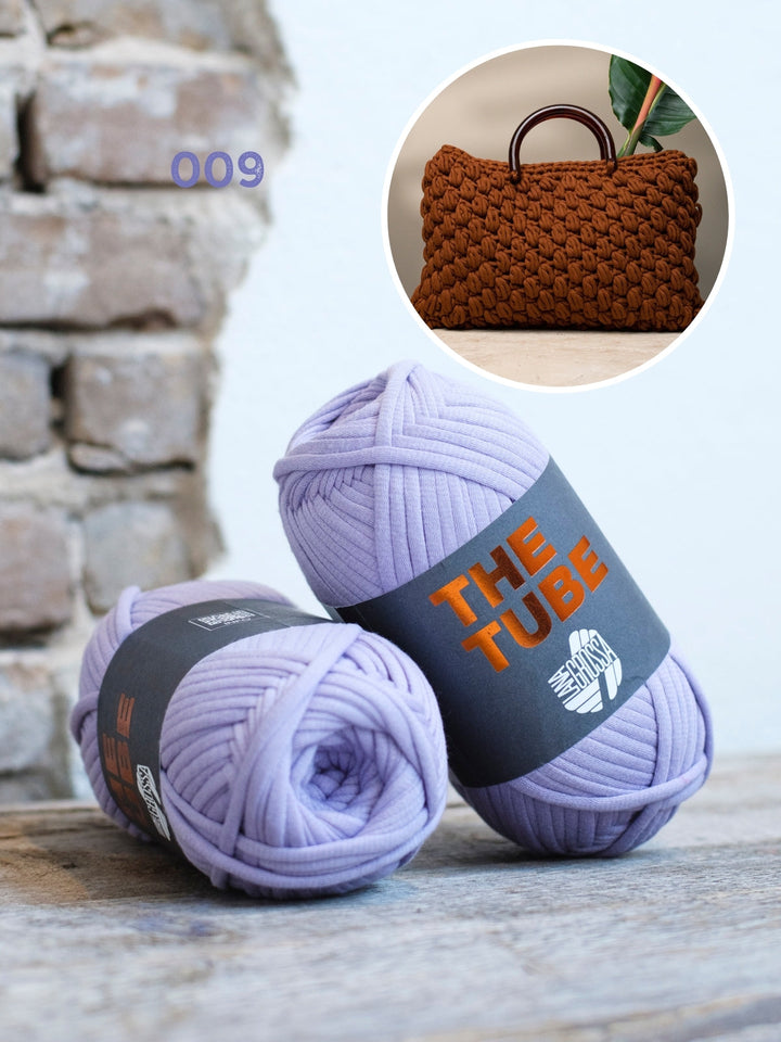 Häkelpaket The Tube Tasche mit Noppen