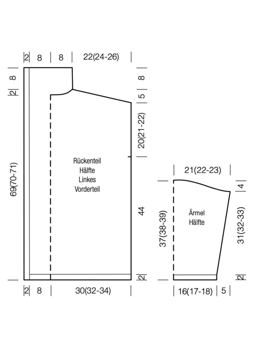 Strickpaket Cotonella Jacke mit Fransen