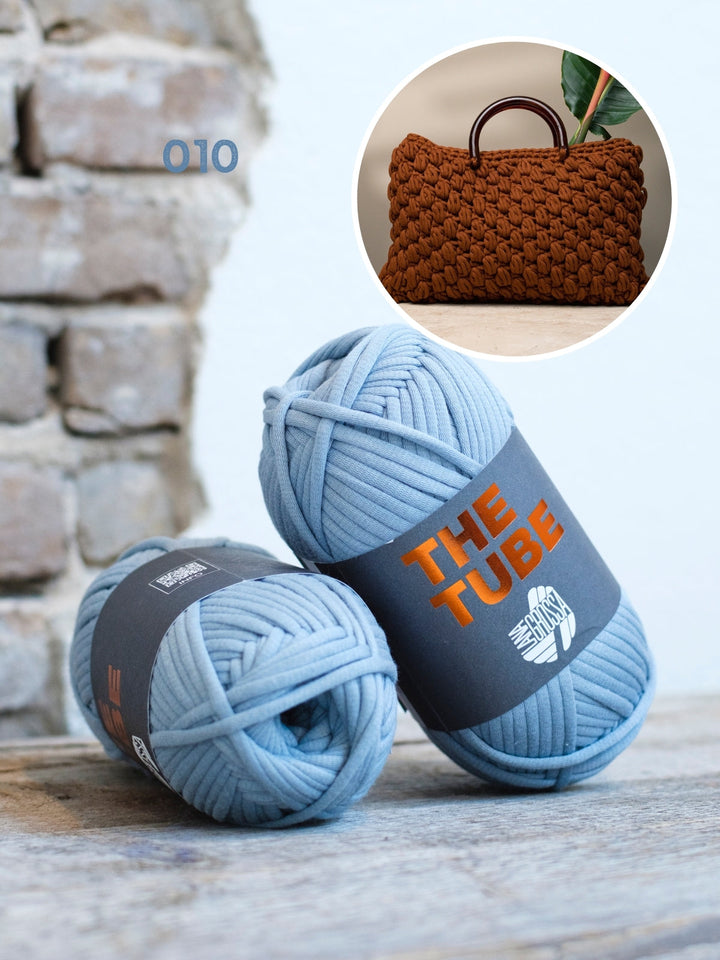 Häkelpaket The Tube Tasche mit Noppen