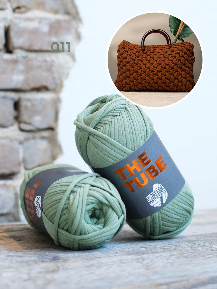 Häkelpaket The Tube Tasche mit Noppen