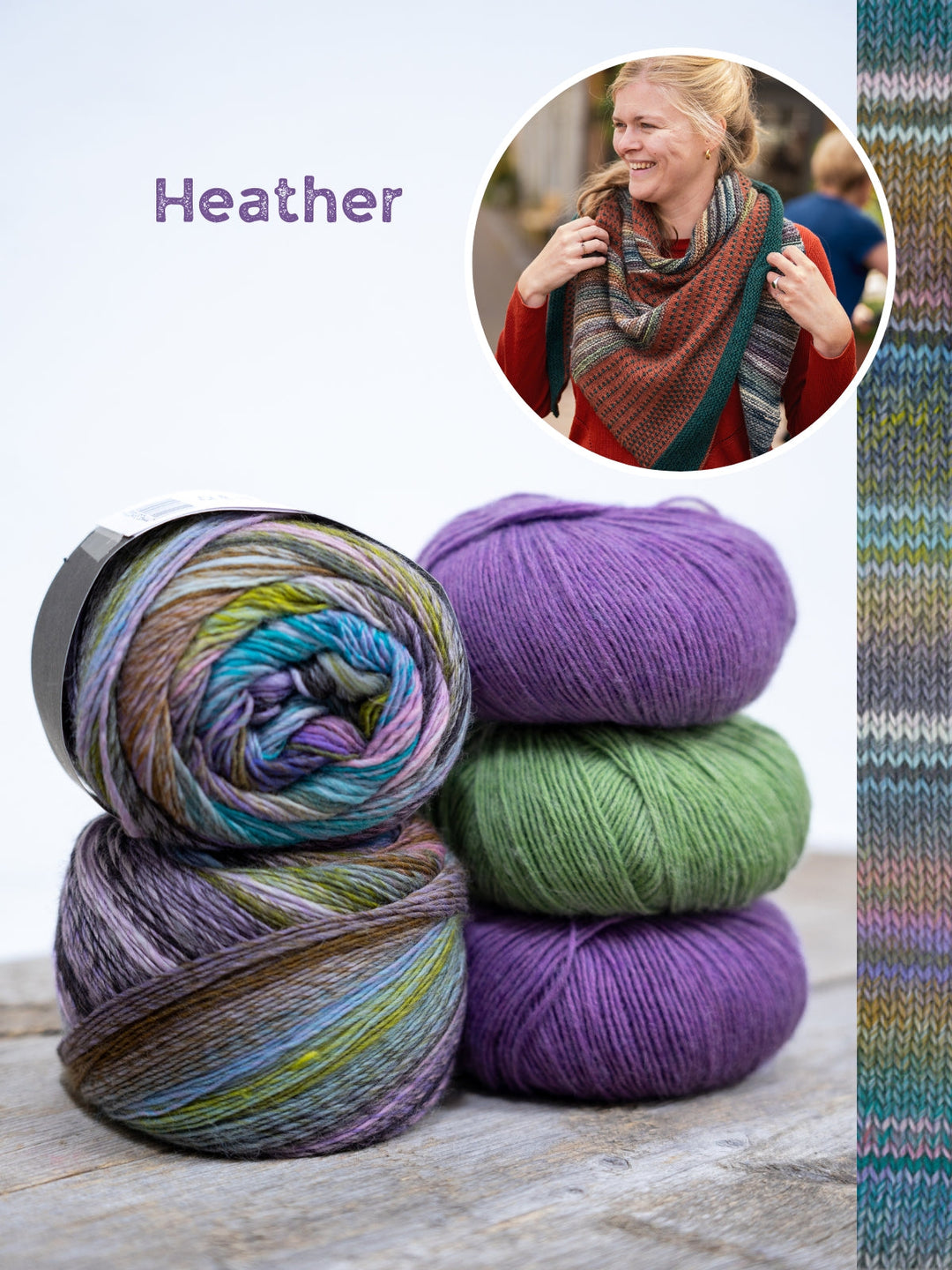 Strickpaket Lizas Tuch Polka Dots - Colorissimo