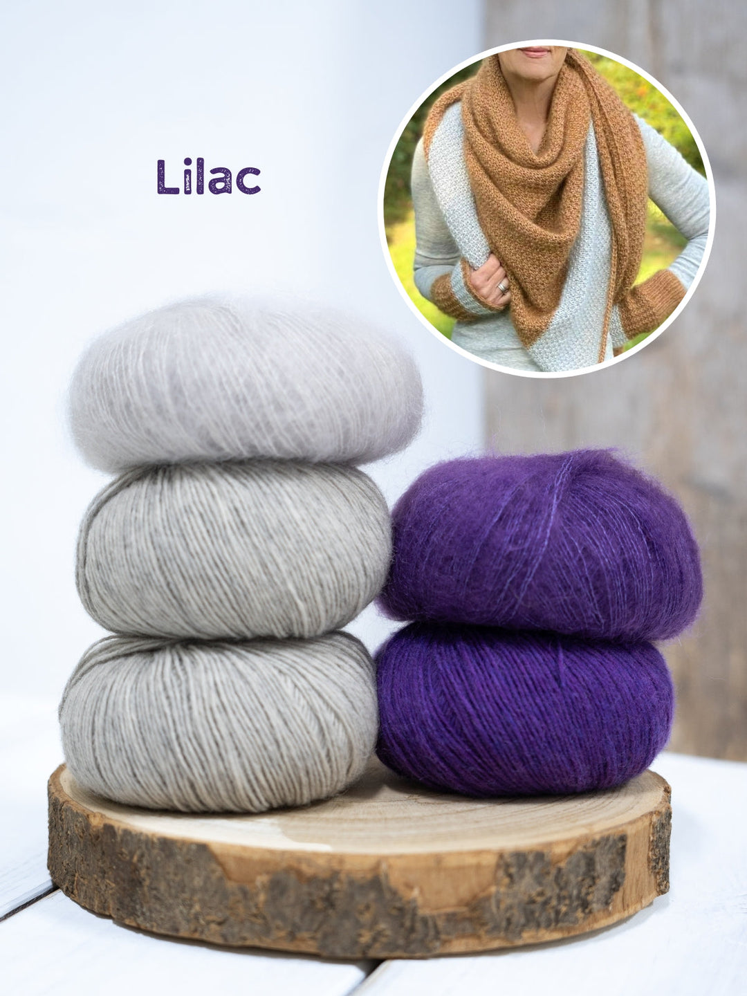 Strickpaket Lizas Tuch Salted Caramel