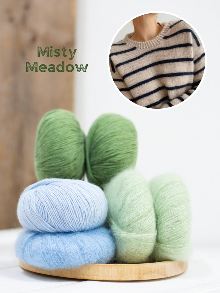 Strickpaket Bridget Sweater - Kolibri by Johanna