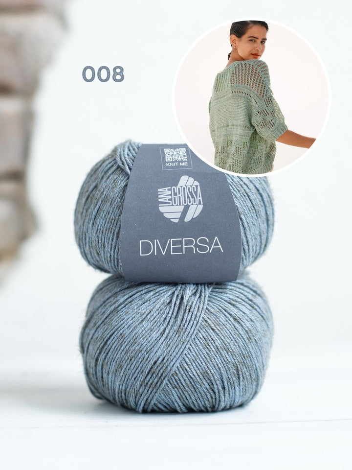 Strickpaket Diversa Jacke im Mustermix
