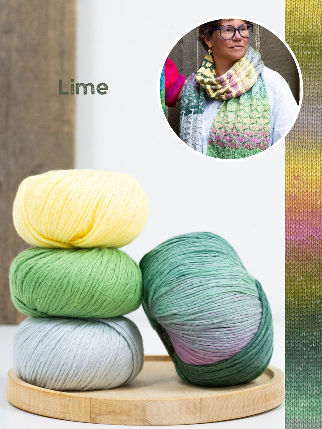 Strickpaket Cotonella Mirror Schal - KAL 2026