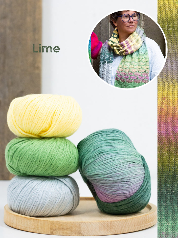 Strickpaket Cotonella Mirror Schal - KAL 2026