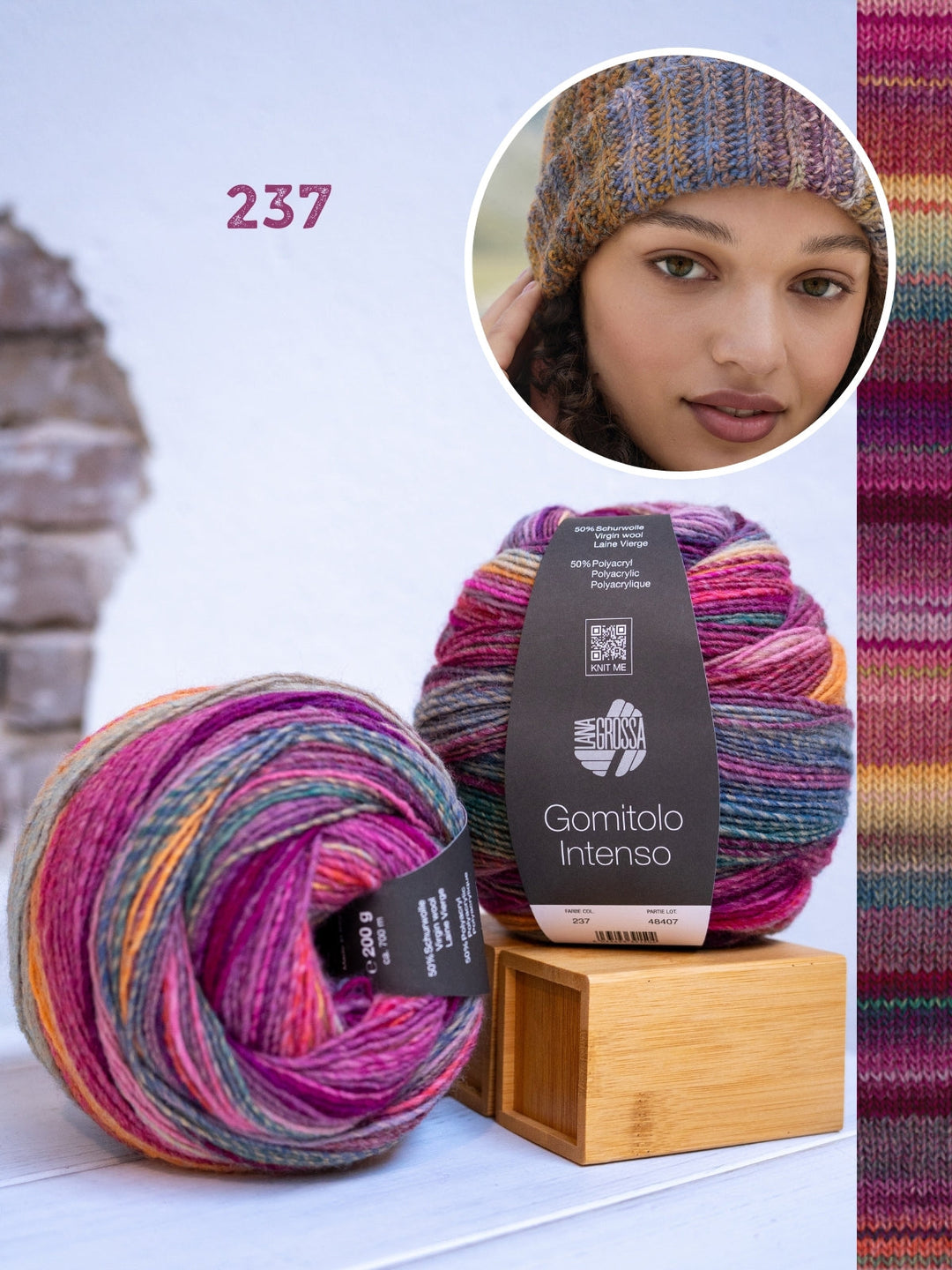 Häkelpaket Gomitolo Intenso Beanie