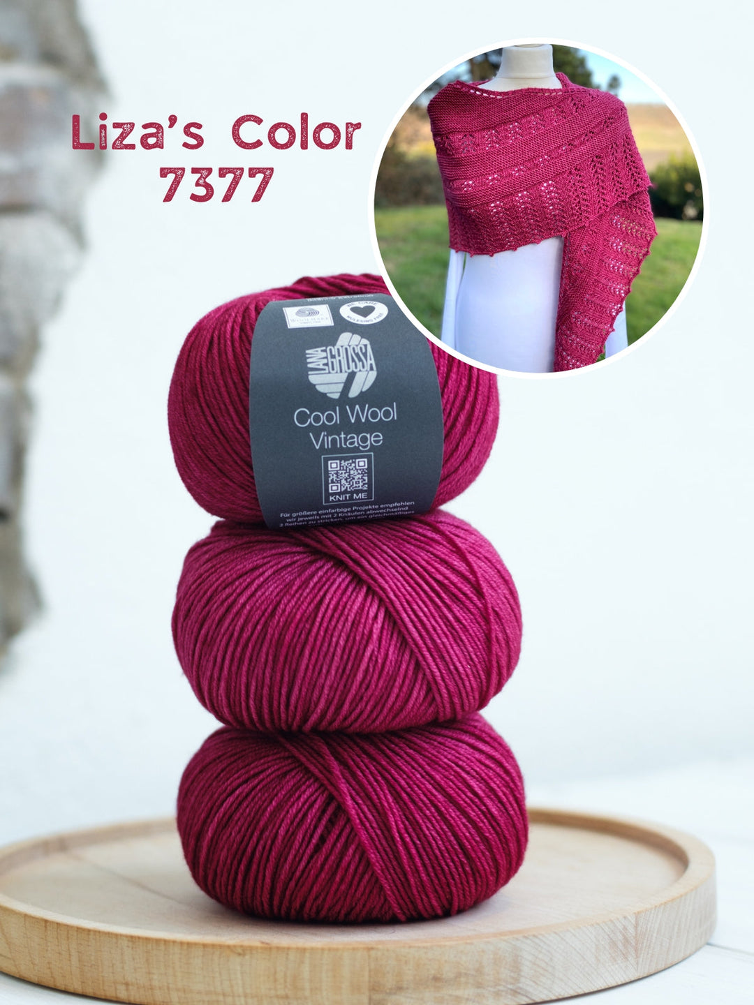 Strickpaket Lizas Tuch Muskatblüte
