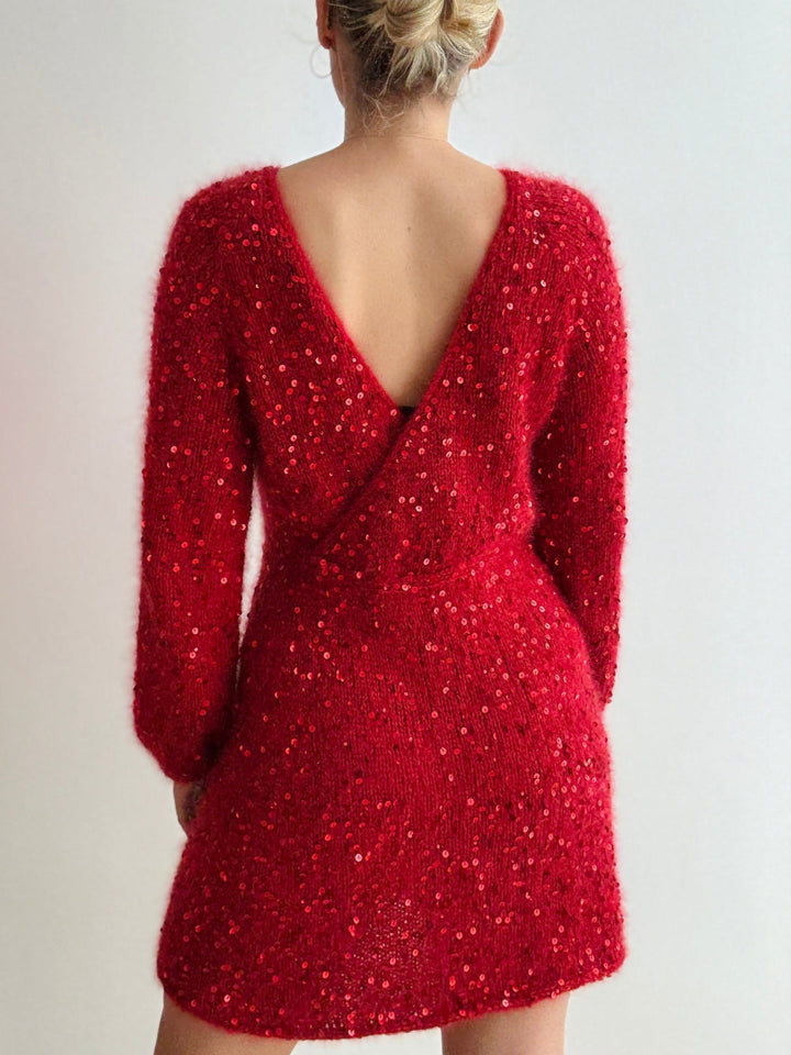 Strickpaket Camille Dress - Kolibri by Johanna