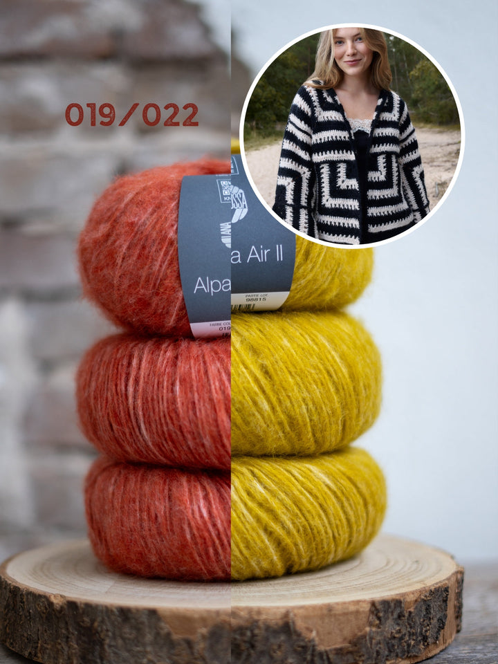 Häkelpaket Alpaca Air  II Granny Jacke