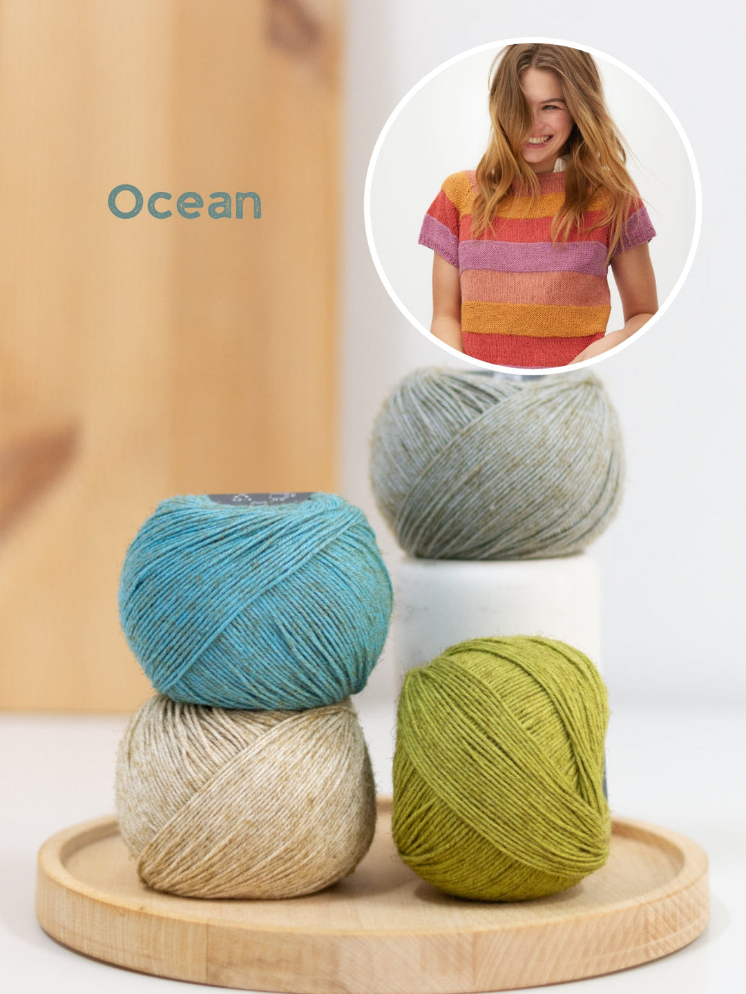 Strickpaket Diversa Streifenshirt