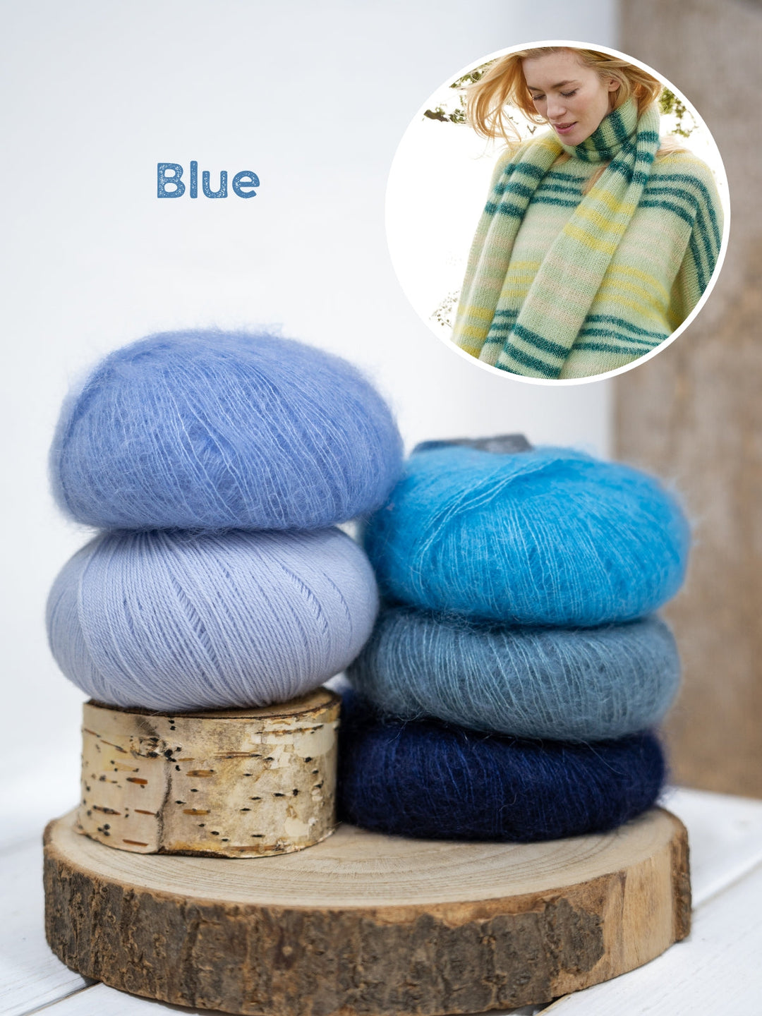 Strickpaket Cool Wool Lace Silkhair Streifenpullover