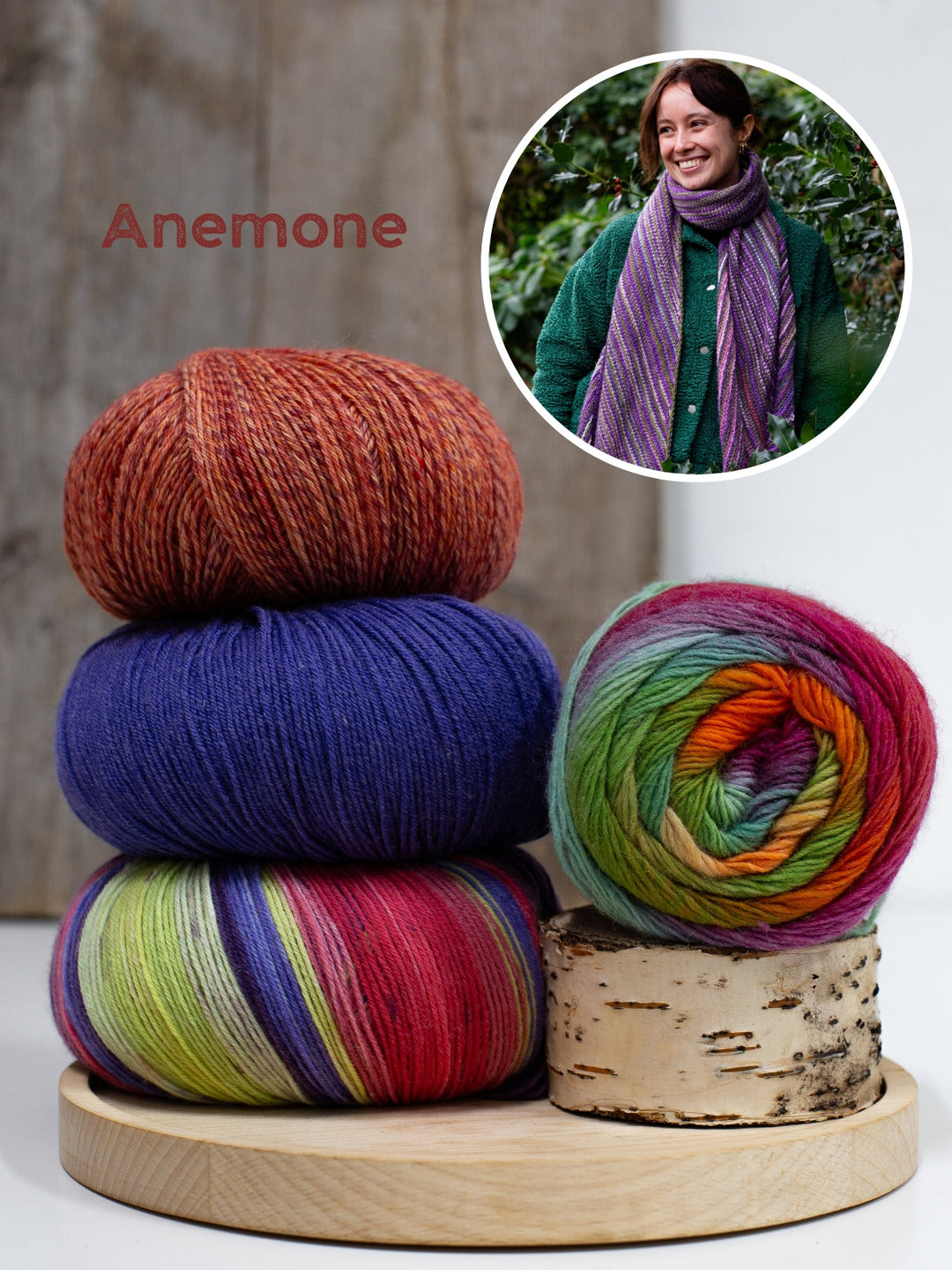 Tunesisches Häkelpaket Lavender Scarf – Studio Hook & Yarn