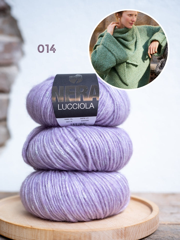 Strickpaket Lucciola diagonal gestrickter Pullover