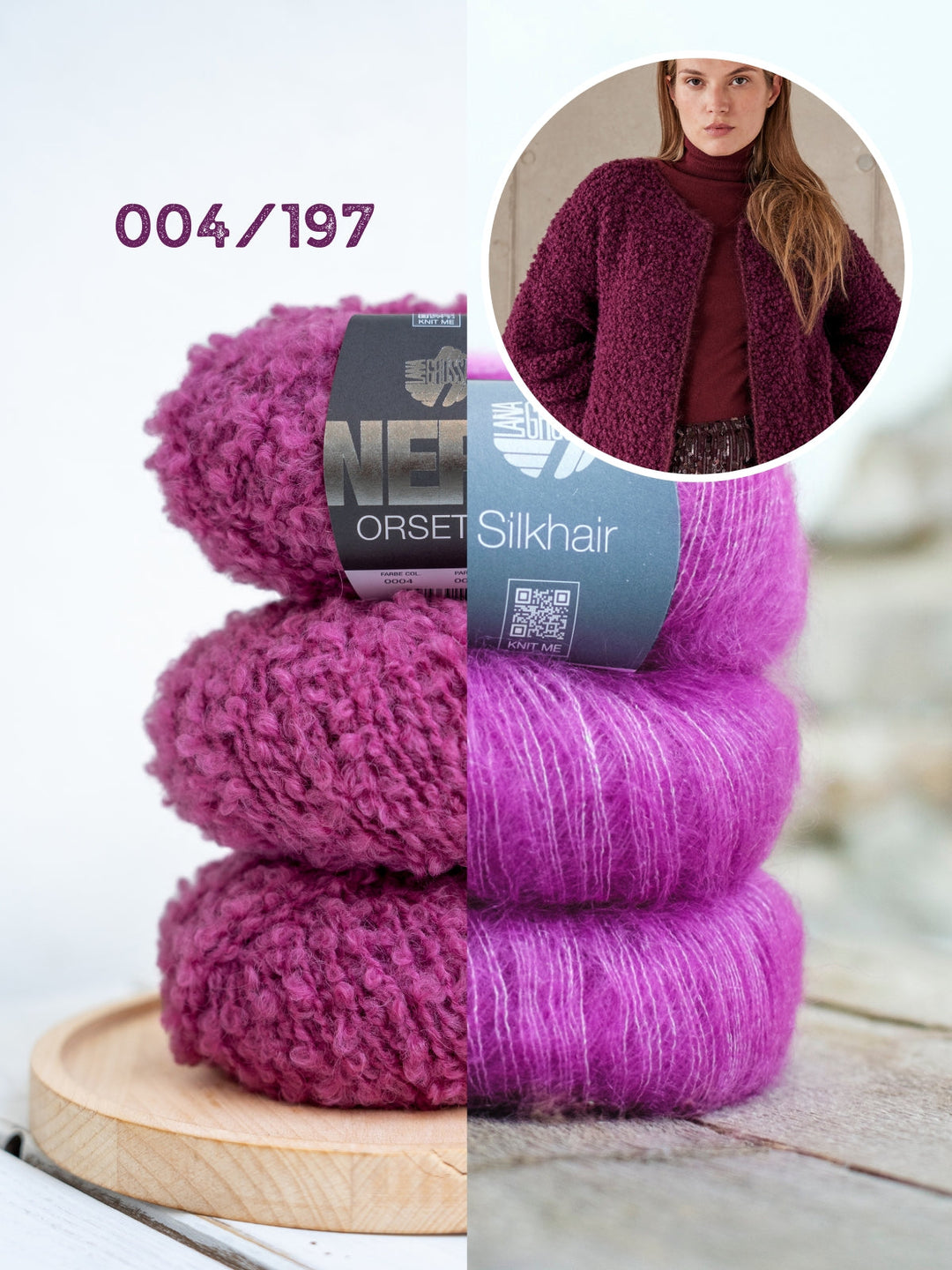 Strickpaket Orsetto Silkhair Jacke