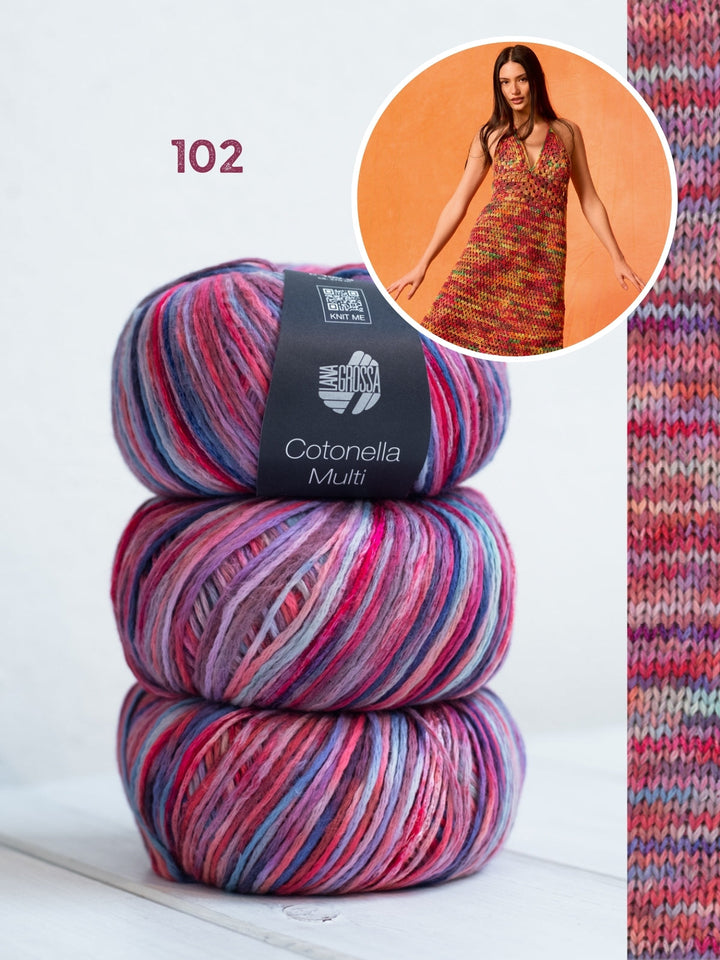 Häkelpaket Cotonella Multi Kleid