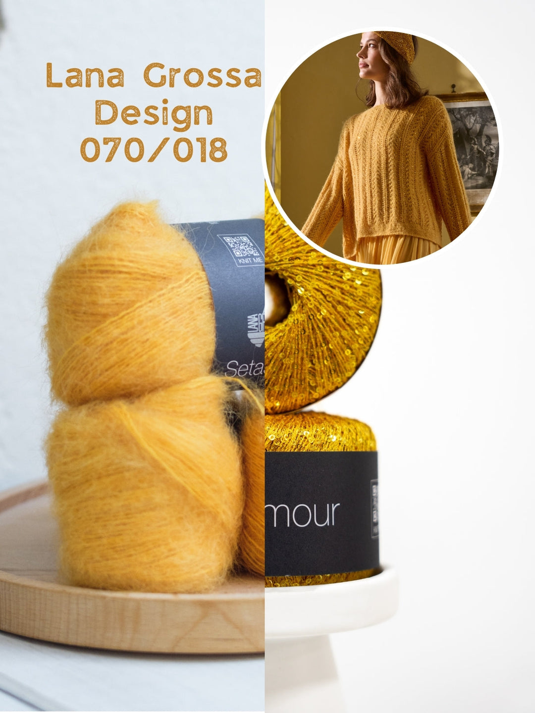 Strickpaket Setasuri Glamour Pullover