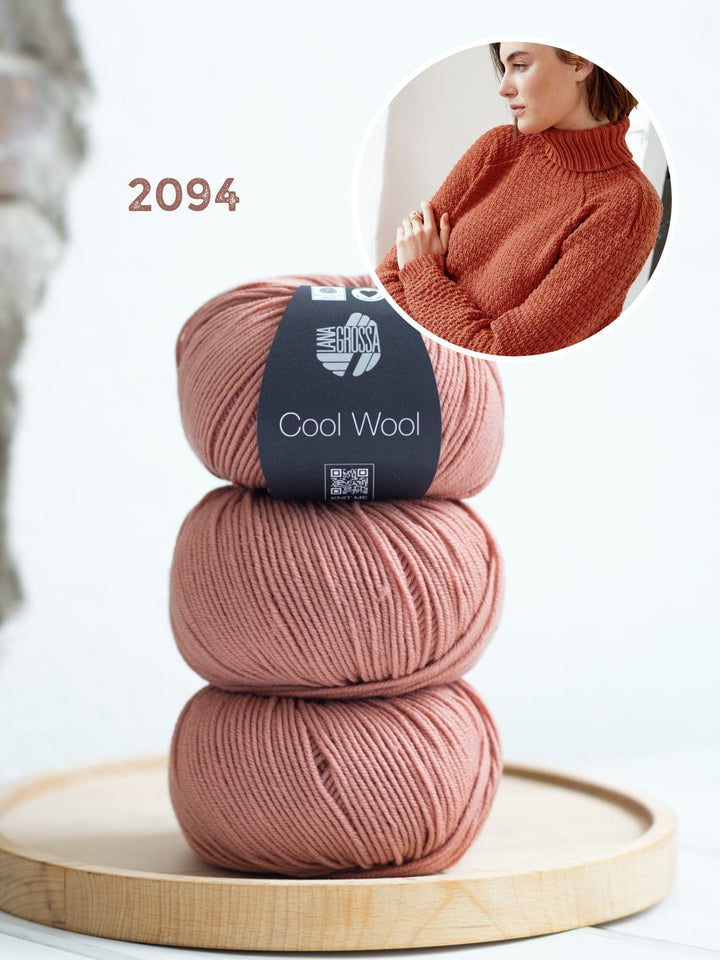 Strickpaket Cool Wool Raglanpullover