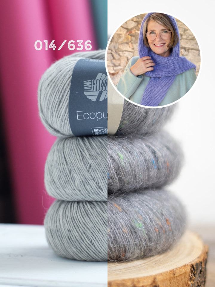 Strickpaket Cappuccio Kapuzenschal