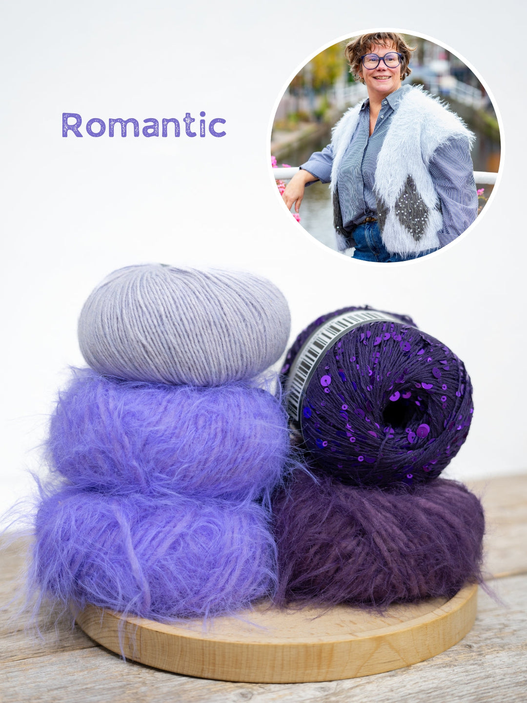 Strickpaket Ecopuno Basta Cosmo Weste mit Karos