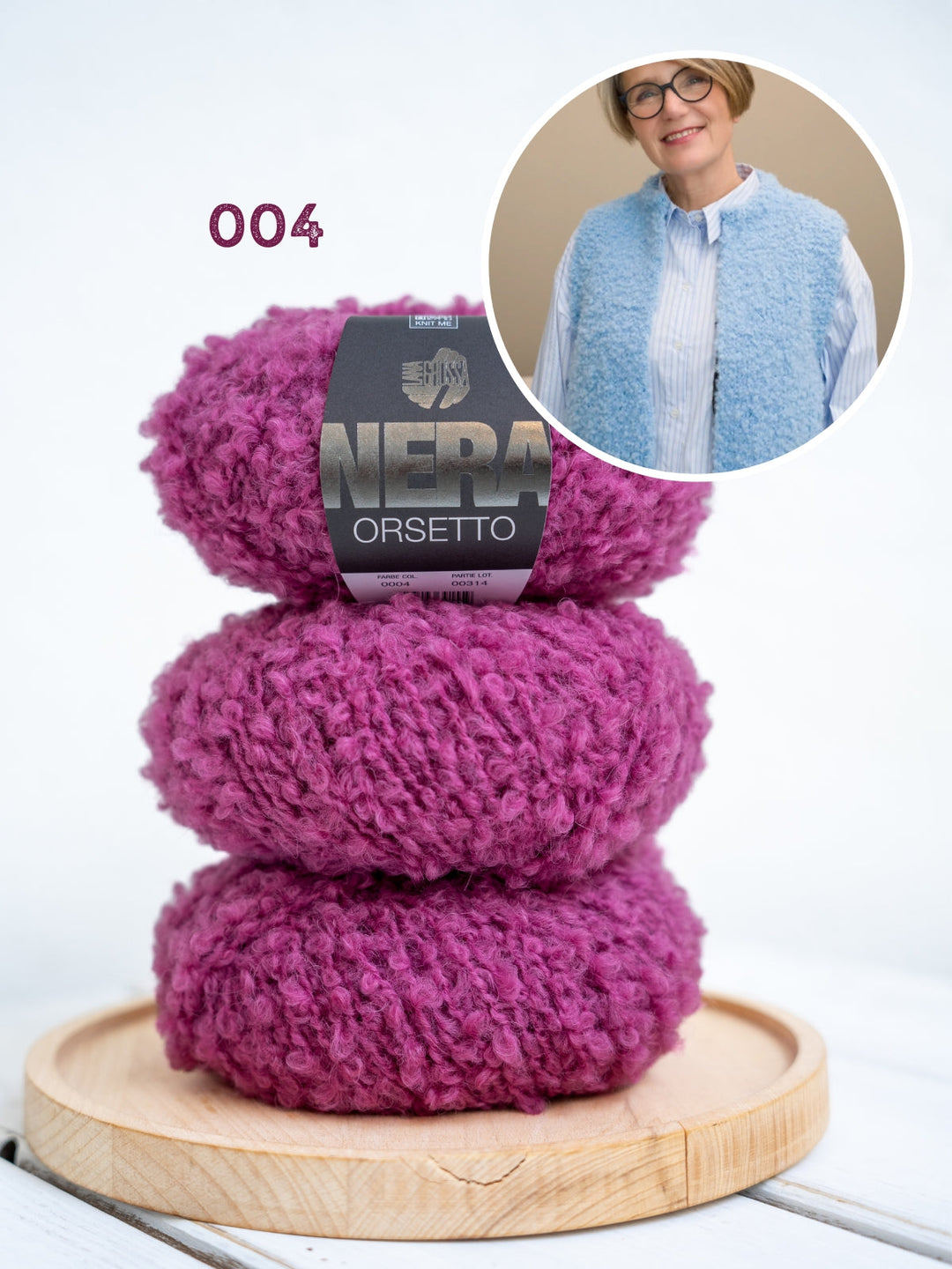 Strickpaket Mae Weste - Orsetto - Tanja Steinbach