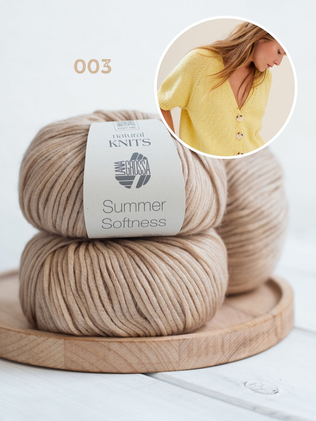 Strickpaket Summer Softness Kurzarm-Raglanjacke