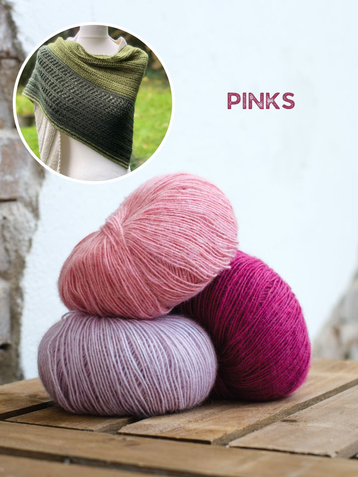 Strickpaket Lizas Tuch Kieselsteine