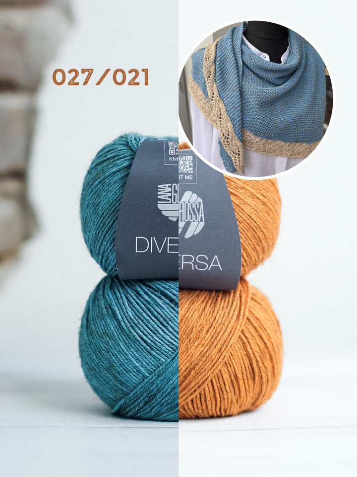 Strickpaket Lizas Tuch Tender Vine - Diversa
