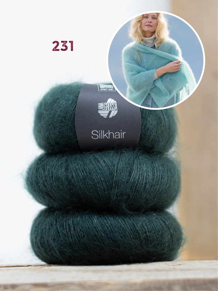 Strickpaket Silkhair Tuch
