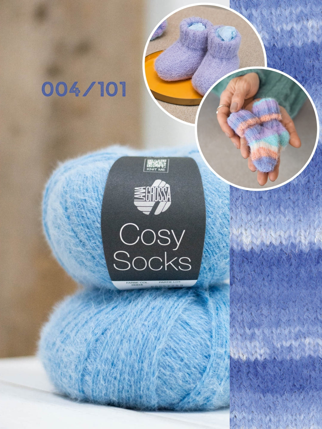 Strickpaket Cosy Socks Set Babysocken/Schuhe