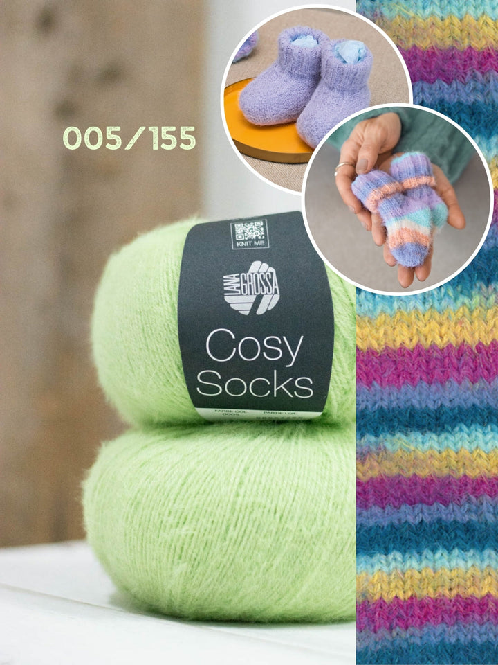Strickpaket Cosy Socks Set Babysocken/Schuhe