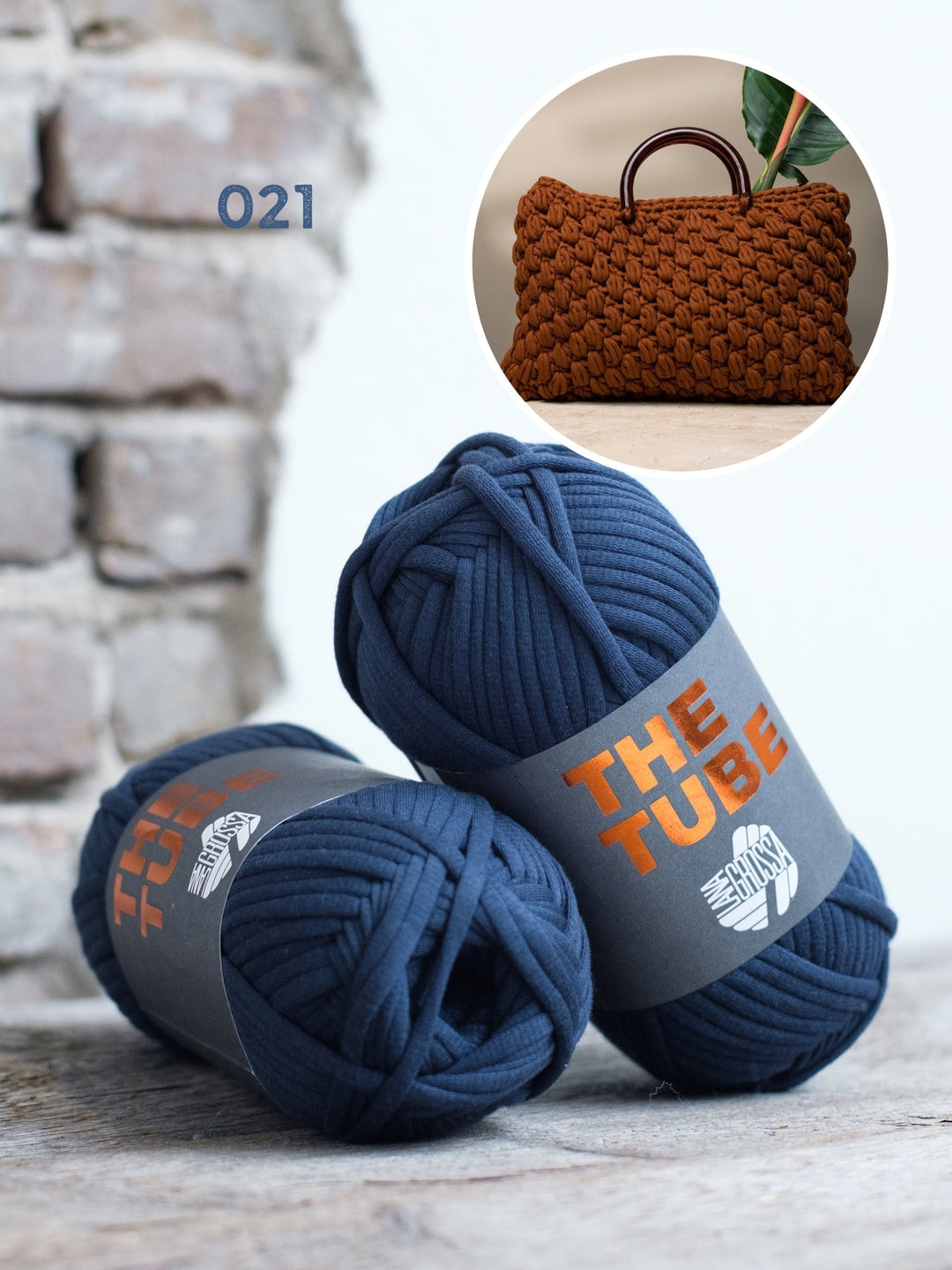 Häkelpaket The Tube Tasche mit Noppen