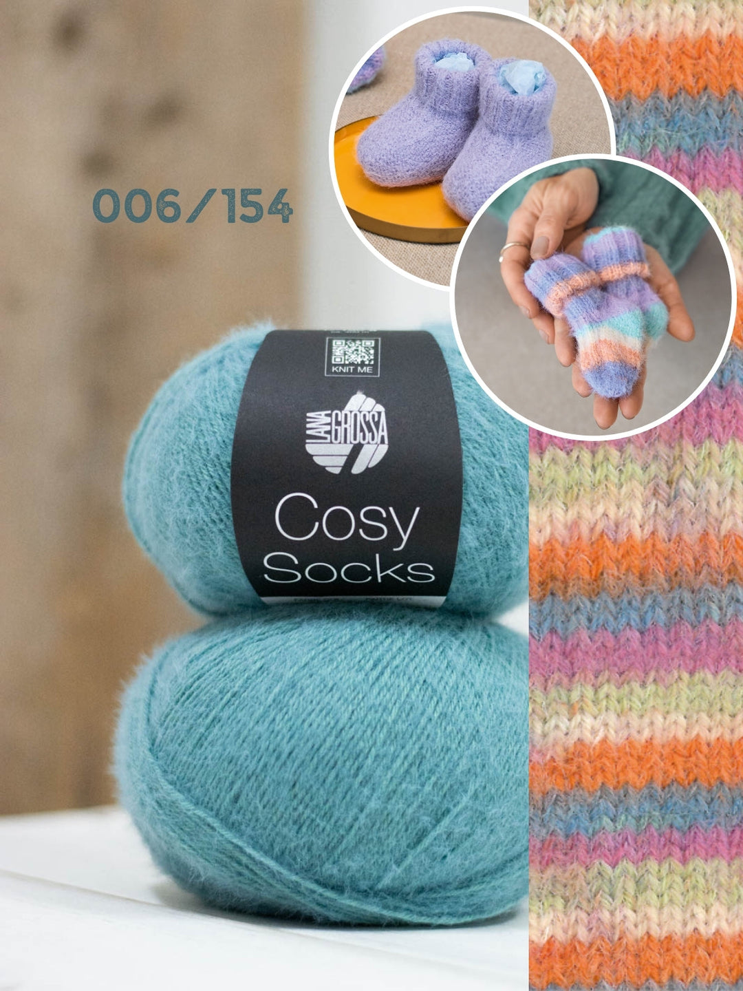 Strickpaket Cosy Socks Set Babysocken/Schuhe