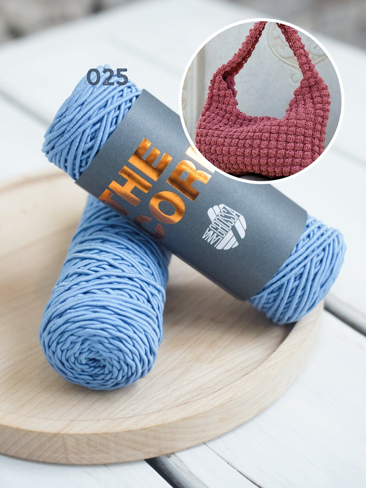 Häkelpaket The Core Handtasche mit Noppenmuster