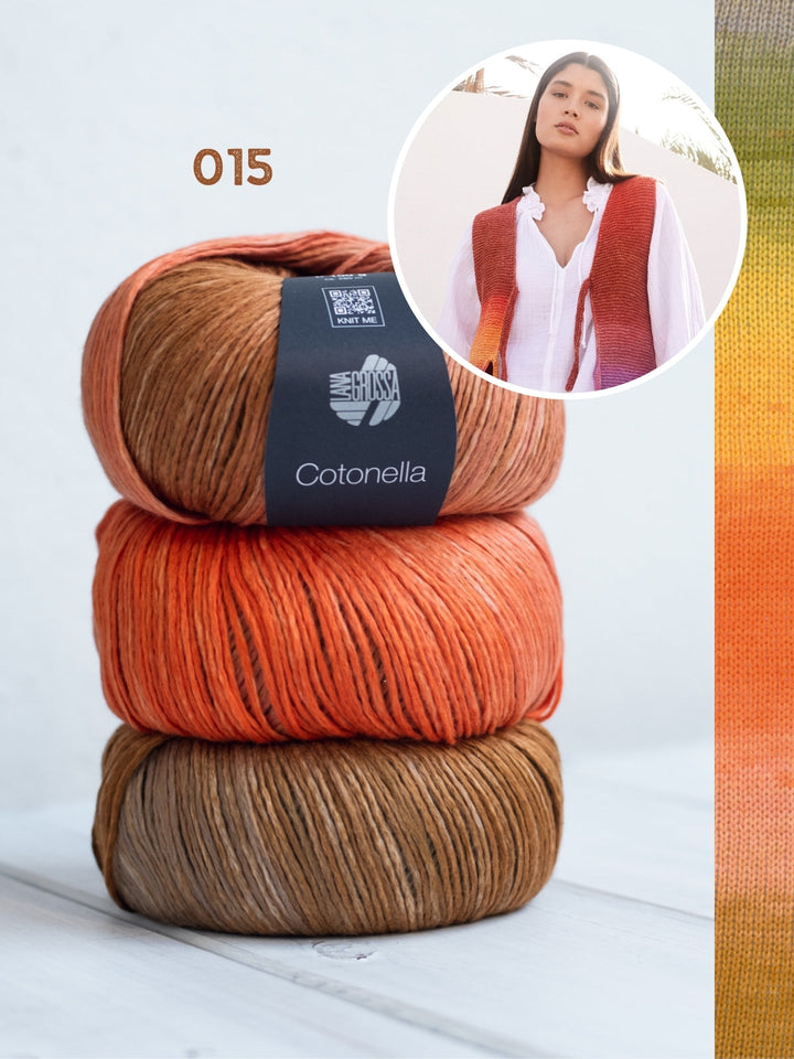 Strickpaket Cotonella Weste