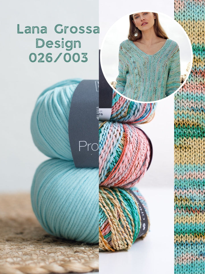 Strickpaket Promessa Torto Pullover