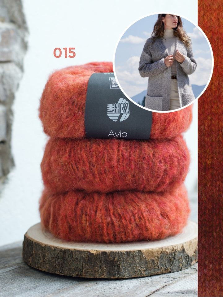 Strickpaket Avio Mantel
